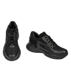 Jugendsportschuhe 8001 schwarz kombiniert