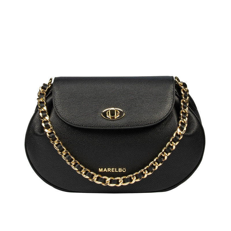 Damentasche Schultertasche 026g Biz Schwarz