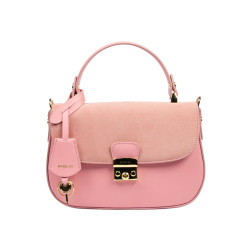 Damentasche Handtasche 022g rose kombiniert