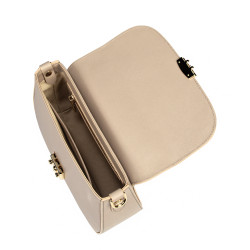 Damentasche 022g taupe kombiniert