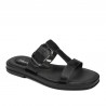 Damensandalen 5091 Schwarz Kaviar