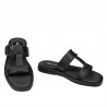 Damensandalen 5091 Schwarz Kaviar