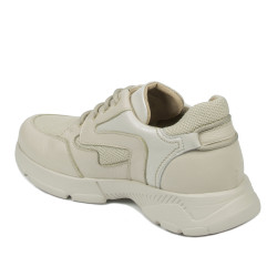 Jugendsportschuhe 8001 beige kombiniert