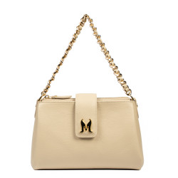 Damentasche Schultertasche 003g beige