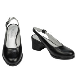 Damensandalen 6075 schwarz