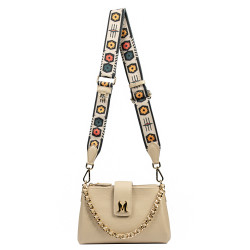 Damentasche Schultertasche 003g beige
