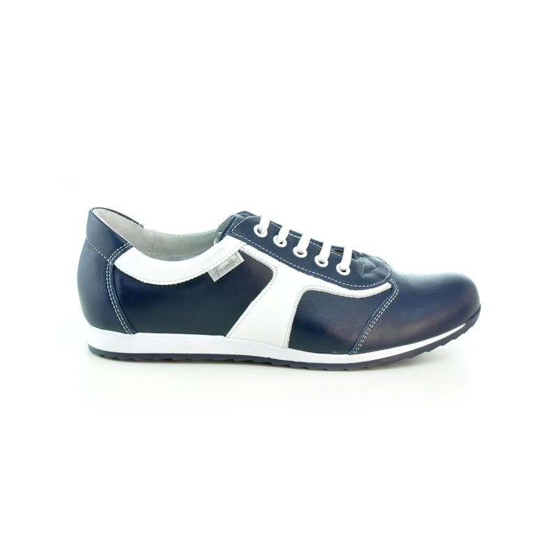 Damensportschuhe 191 indigo+weiß