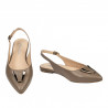 Damen-Ballerinas 1333 Cappuccino