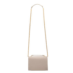 Damentasche Schultertasche 013g Beige Kaviar