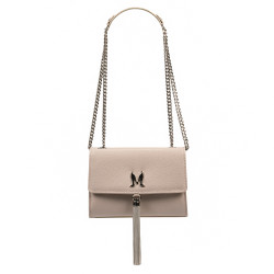 Damentasche zum Umhängen 009g 01 Beige Kaviar