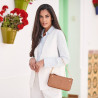 Damen Umhängetasche 024g Biz Braun Cognac