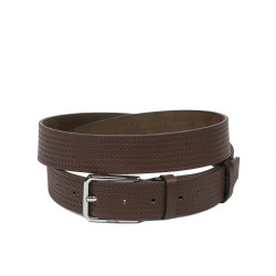 Herren Gürtel 70b gepresst braun