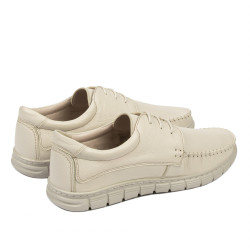 Herren Mokassins 947 beige01