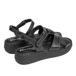 Damensandalen 5102 Schwarz