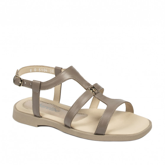 Damensandalen 5104 Sandfarbe Damensandalen 5104 Sandfarbe