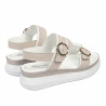 Damen Sandalen 5106 weiß+elfenbein