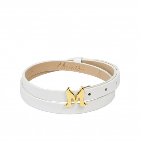 Damen Gürtel 42m biz weiß