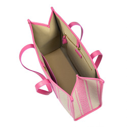 Damentasche für den Strand 031g Barbie-Pink kombiniert
