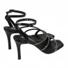 Damensandalen 1337 schwarz