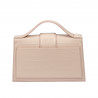 Damentasche Schultertasche 028g 01 Krokodil Beige