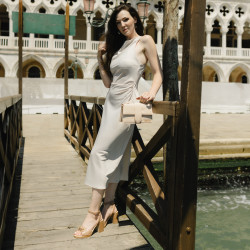 Damensandalen 5109 camel lifestyle