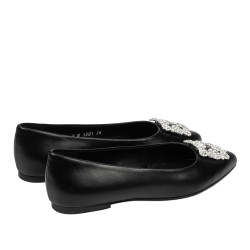 Damen Ballerinas 1301 schwarz