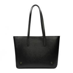 Damentasche Umhängetasche 030g schwarz Safiano