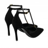Elegante Damenschuhe 1323 schwarzer Velours