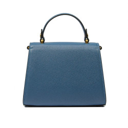 Damentasche Schultertasche 032g blau Kaviar