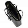 Damentasche Schultertasche 034g schwarz Safiano