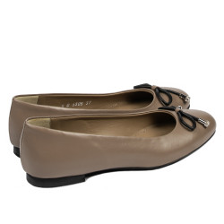 Damen-Ballerinas 1309 Cappuccino