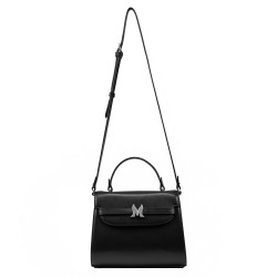 Damen Schultertasche 033g 01 Black Box