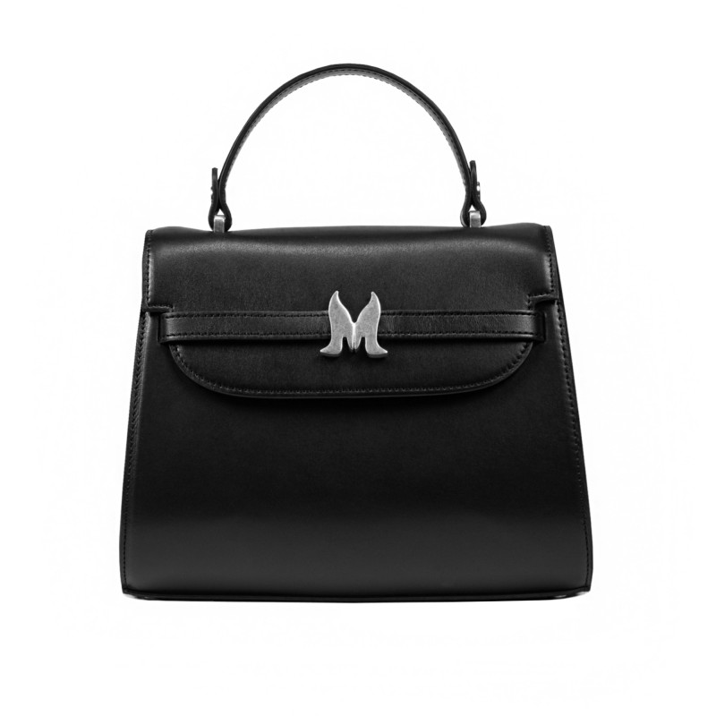 Damen Schultertasche 033g 01 Black Box