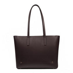 Damen-Schultertasche 034g Dunkelbraun