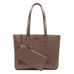 Damentasche Schultertasche 030g Cappuccino Safiano