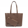 Damentasche Schultertasche 030g Cappuccino Safiano