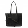 Damentasche Umhängetasche 030g schwarz Safiano