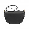 Schultertasche Damen 035g Schwarz kombiniert