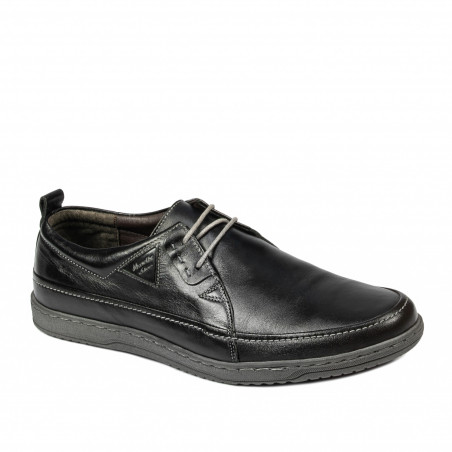 Herrenschuhe casual 744 schwarz