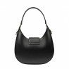 Schwarze Damen-Umhängetasche 036g