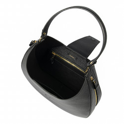 Schwarze Damen-Umhängetasche 036g