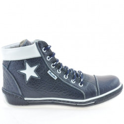 Damenstiefeletten 3274 Indigo+Weiß