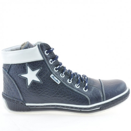 Damenstiefeletten 3274 Indigo+Weiß Damenstiefeletten 3274 Indigo+Weiß