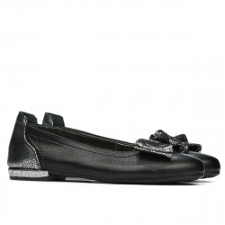 Damen Ballerinas 6014 schwarz kombiniert