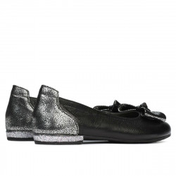 Damen Ballerinas 6014 schwarz kombiniert