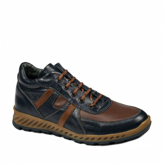 Herrenstiefel 4120 indigo+braun Herrenstiefel 4120 indigo+braun