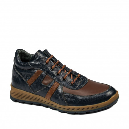 Herrenstiefel 4120 indigo+braun