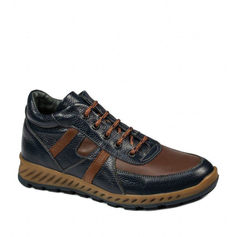 Herrenstiefel 4120 indigo+braun