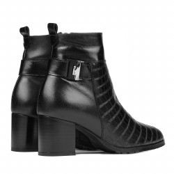 Damenstiefeletten 1169 schwarz