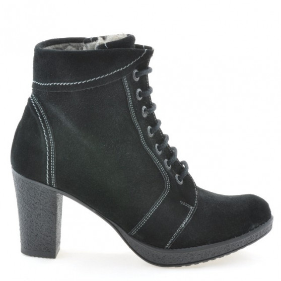 Damenstiefeletten 3231 schwarz Velours Damenstiefeletten 3231 schwarz Velours